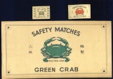 : Zápalková nalepka Green Crab