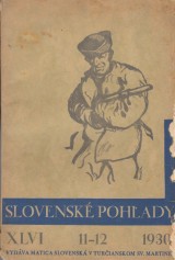Krčméry Štefan red.: Slovenské pohľady 1930 č. 11.-12. roč. 46.
