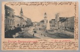 Námestie SNP: Pohľadnica Banská Bystrica.IV.Béla-tér nyugatról 1900