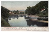 Rieka Hron: Pohľadnica Banská Bystrica.Garam-részlet 1905