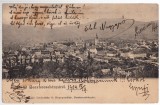 Celkový pohľad: Pohľadnica Banská Bystrica.Pohľad z Urpína 1904