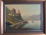 Haunold Carl Franz Emanuel 1832-1911: Krajina s hradom