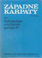 Hanzel Vladimír a kol.: Západné Karpaty séria hydrogeológia a inžinierska geológia 10