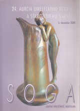 : SOGA 24.aukcia umeleckého remesla a starožitného nábytku 6.12.2000