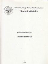 Martinkovičová Miriam: Ekofilozofia