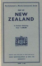 : Map of New Zealand 1: 2 000 000