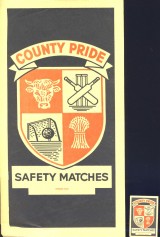: Zápalková nalepka County pride