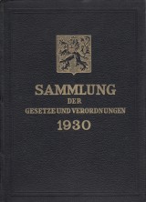: Sammlung der Gesetze und Verordnungen 1930