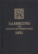 : Sammlung der Gesetze und Verordnungen 1931