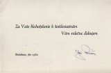 : Podpis spisovateľa Jána Poničana