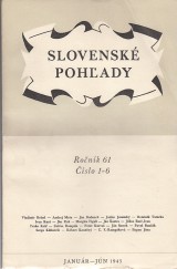 Bodenek Jn red.: Slovensk pohady 1945 . 1.-12. ro. 61.
