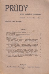 Medveck Jn a kol. red.: Prdy revue mladho Slovenska 1911-1912 . 1.-10. ro. 3.