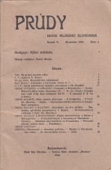 Botto Jn a kol. red.: Prdy revue mladho Slovenska 1913-1919 . 1.-10. ro. 5.