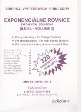 Olejr Marin, Olejrov Iveta: Exponencilne rovnice II. 320 vyrieench prkladov