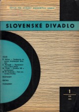 Mrlian Rudolf red.: Slovensk divadlo 1971 .1.