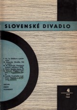 Pateka Jlius red.: Slovensk divadlo 1969 .4.