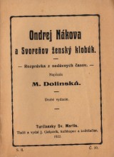 Dolinsk M.: Ondrej Nkova a Svoreov ensk klobk