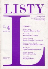 Pelikn Ji a kol. red.: Listy 1994 .4. ro. XXIV.