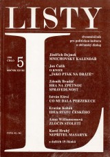 Pelikn Ji a kol. red.: Listy 1998 .5. ro. XXVIII.