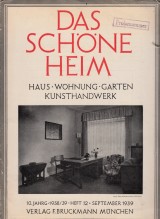 : Das Schne Heim 1938-1939 .12.Jahrg.10.