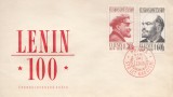 FDC 1970: FDC 100.vro narozen V.I.Lenina POFIS 1827,1828