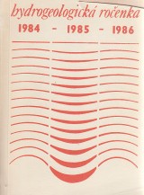 : Hydrogeologick roenka 1984-1985-1986