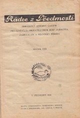 : Rdce z Pedmost 1935 .1.-12. ro. 22.