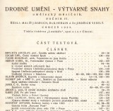 : Drobn umn-Vtvarn snahy umleck msnk 1923 ro. 4.