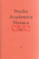 : Studia Academica Slovaca 35.
