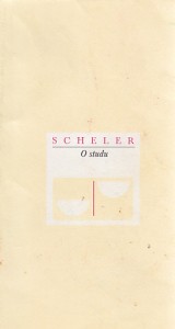 Scheler Max: O studu