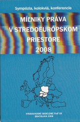 Burda Eduard ed.: Mniky prva v stredoeurpskom priestore 2008