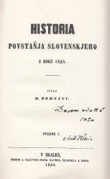 Dohnny M.: Historia Povstaja slovenskjeho z roku 1848 I.