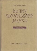 Stanislav Jn: Dejiny slovenskho jazyka II.Tvaroslovie