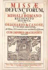 : Missae Defunctorum, ex Missali Romano
