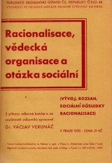 Verun Vclav a kol.: Racionalisace,vdeck organisace a otzka sociln