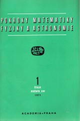 Kowalski Oldich red.: Pokroky matematiky,fyziky a astronomie 1971 16.ro.