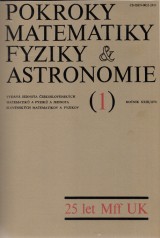 Kowalski Oldich red.: Pokroky matematiky,fyziky a astronomie 1978 23.ro.