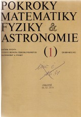 Kowalski Oldich red.: Pokroky matematiky,fyziky a astronomie 1974 19.ro.