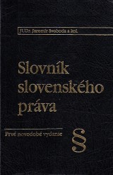 Svoboda Jaromr a kol.: Slovnk slovenskho prva A-Z