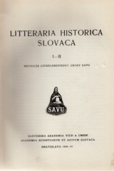Bako Mikul red.: Litteraria Historica Slovaca 1946-1947 ro. I.-II.