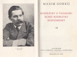 Gorkij Maxim: Rozprvky o Taliansku. Rusk rozprvky. Rozpomienky