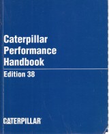 : Caterpillar performance handbook edition 38.