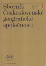 : Sbornk eskoslovensk geografick spolenosti