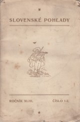 : Slovenské pohľady roč. XLIII. 1927 1.-12.č.