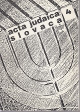 Mean Pavol zost.: Acta Judaica Slovaca 4.