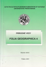 : Folia Geographica 4 roč. XXXV.