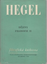 Hegel Georg Wilhelm Friedrich: Djiny filosofie II.
