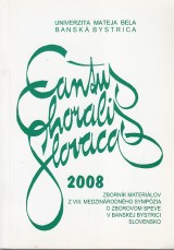 : Cantus Choralis Slovaca 2008