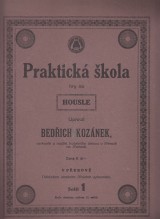 Kozánek Bedřich: Praktická škola hry na housle 12 zošitov, chýbajú č. 6, 14, 15 z celého kompletu