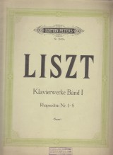 Liszt Franz: Werke für Klavier zu 2 Händen Rhapsodien Nr. 1-8